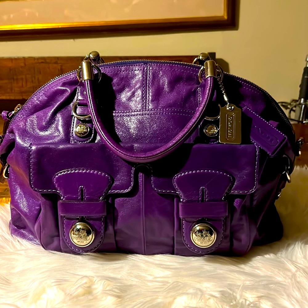 Coach One of a Kind Glamorous Leather Satchel